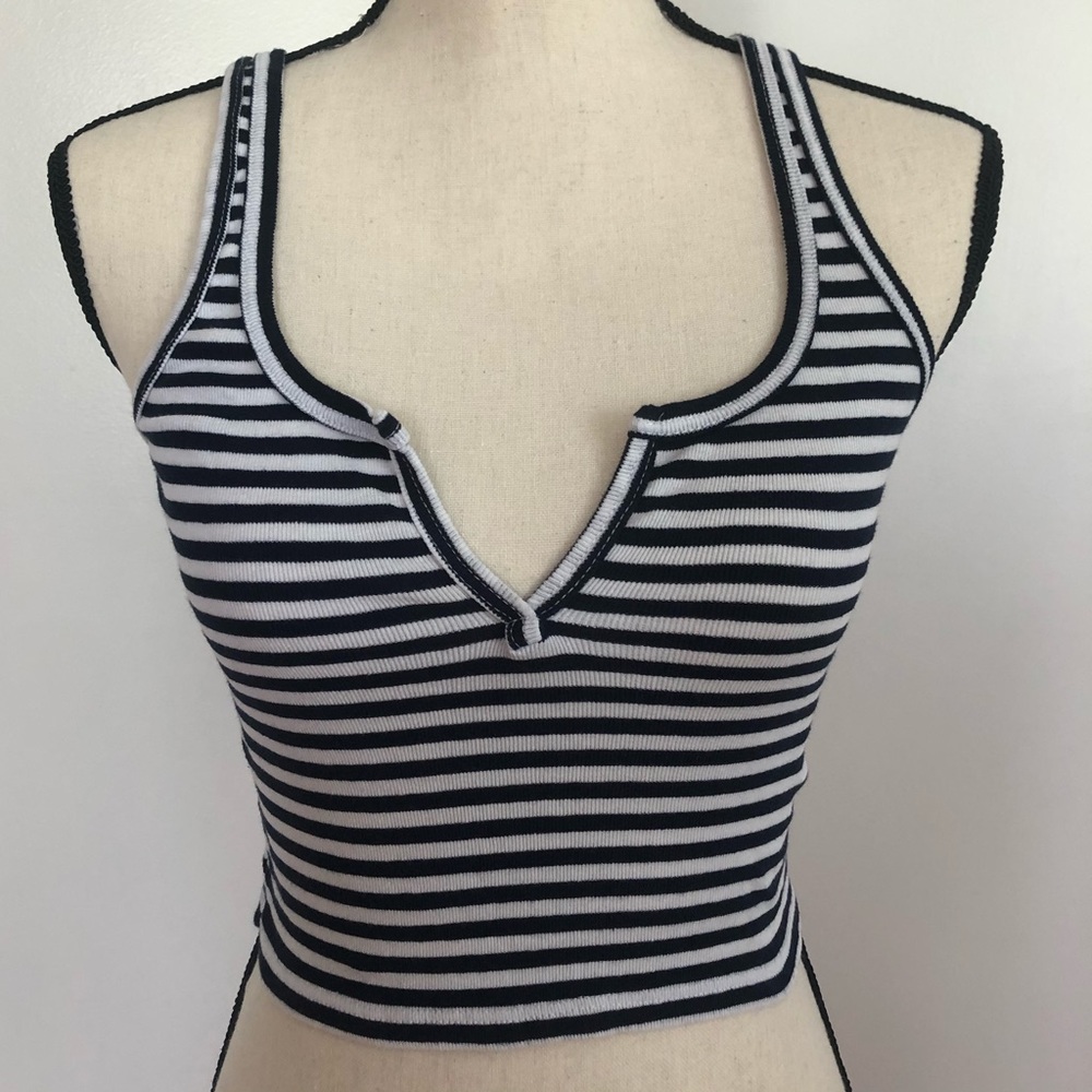 Brandy Melville stripped crop top